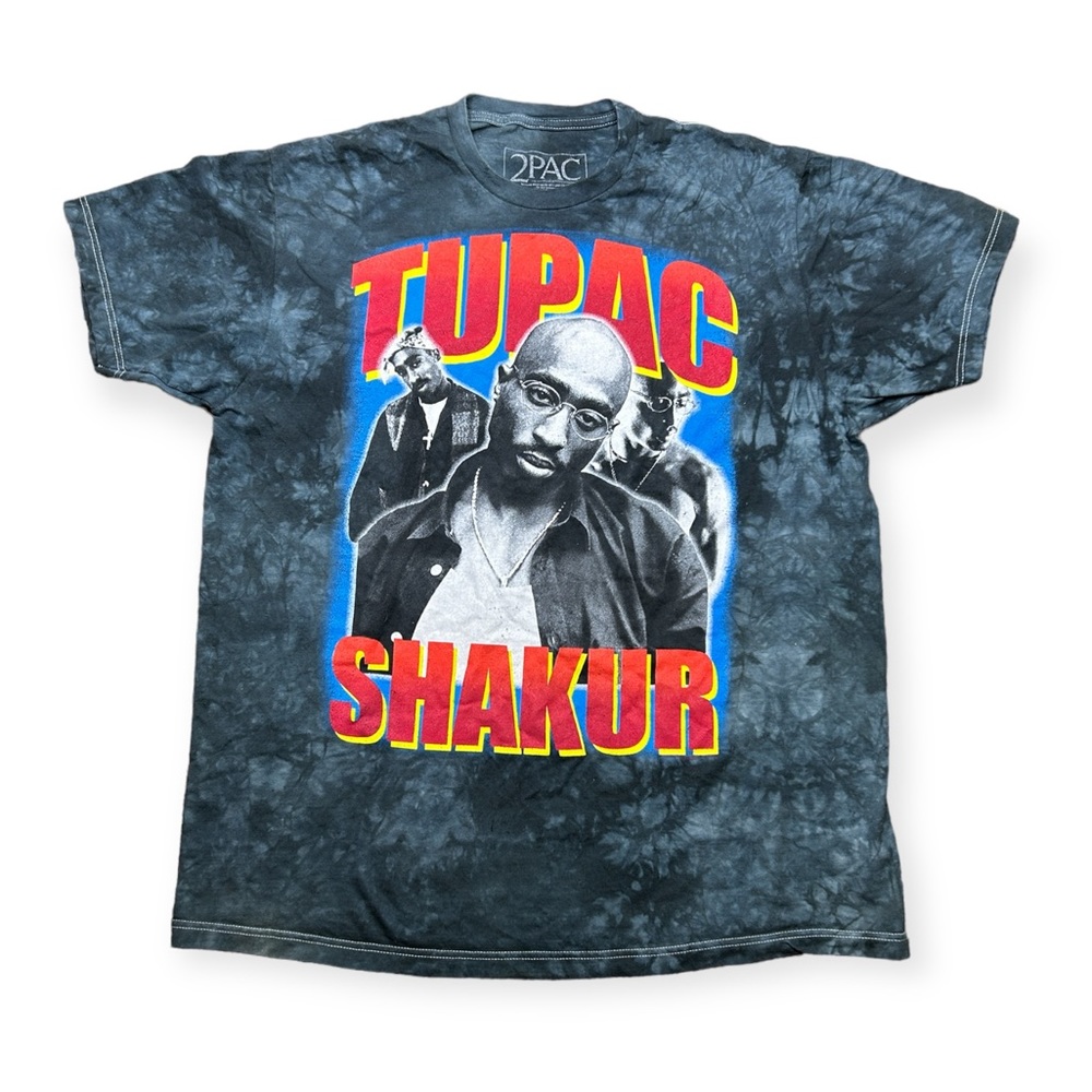 Tupac Shakur Tie Dye T-Shirt Unisex XL RapTee
